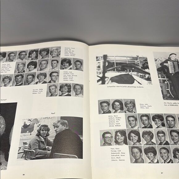 1965 Black Yearbook from Bowsher high school Toledo OH - Picture 8 of 8